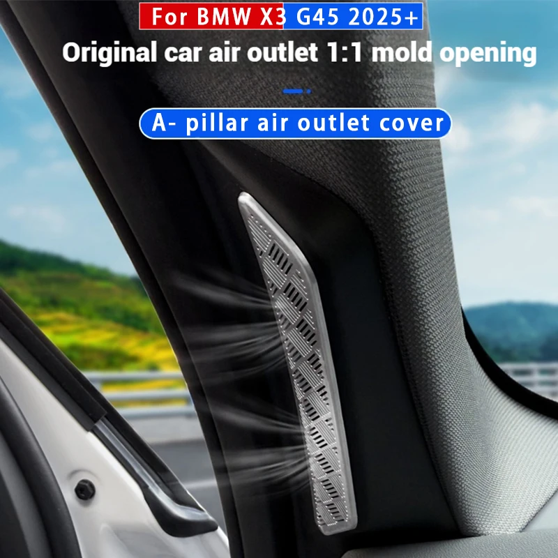 

Для BMW X3 G45 2025 + автомобильная стойка, вентиляционное отверстие, рамка, защитная сетка, внутренняя пылезащитная автомобильная фурнитура