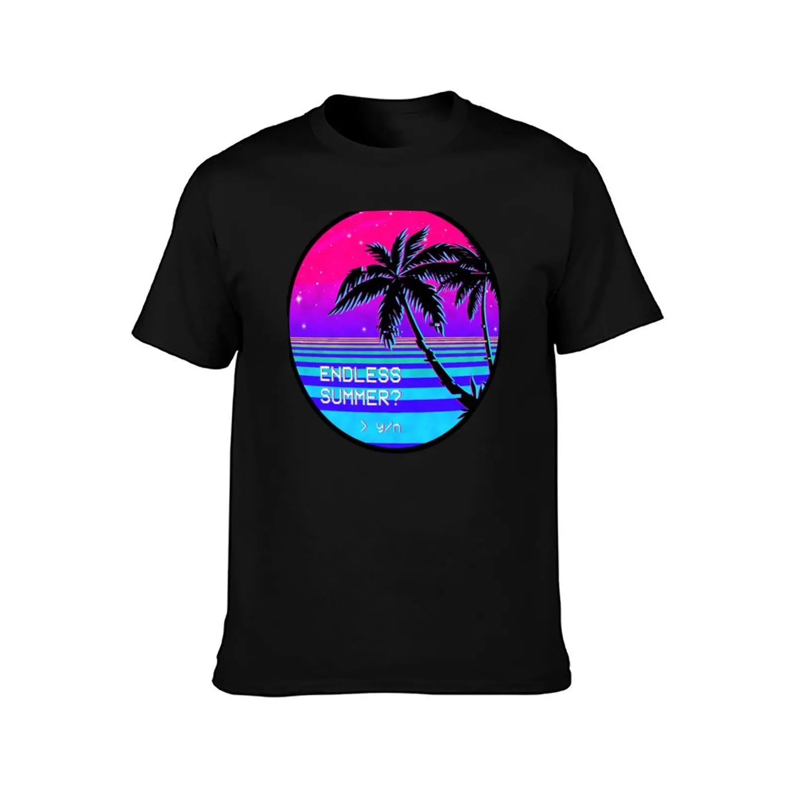 Endless Summer (Vaporwave) T-Shirt Quick Dry Training Short Sleeve Tee T-Shirt