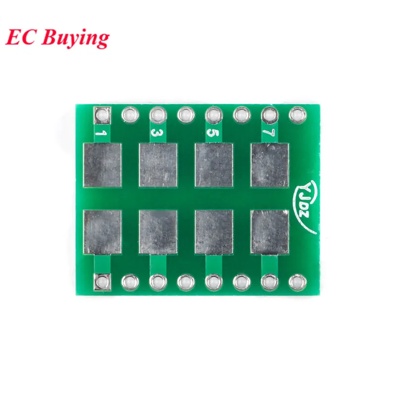 20szt/1szt Adapter SMD do DIP Płytka konwertera Złącze 2512 1812 1210 1206 SMA SMB SMC Turn DIP 2.54MM Patch Adapter — zdjęcie produktu 4