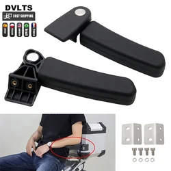 Motorcycle Passenger Backrest Back Topcase Set +Rear Box Passenger Armrest for BMW F 800 GS ADV / R 1200 GS Adv