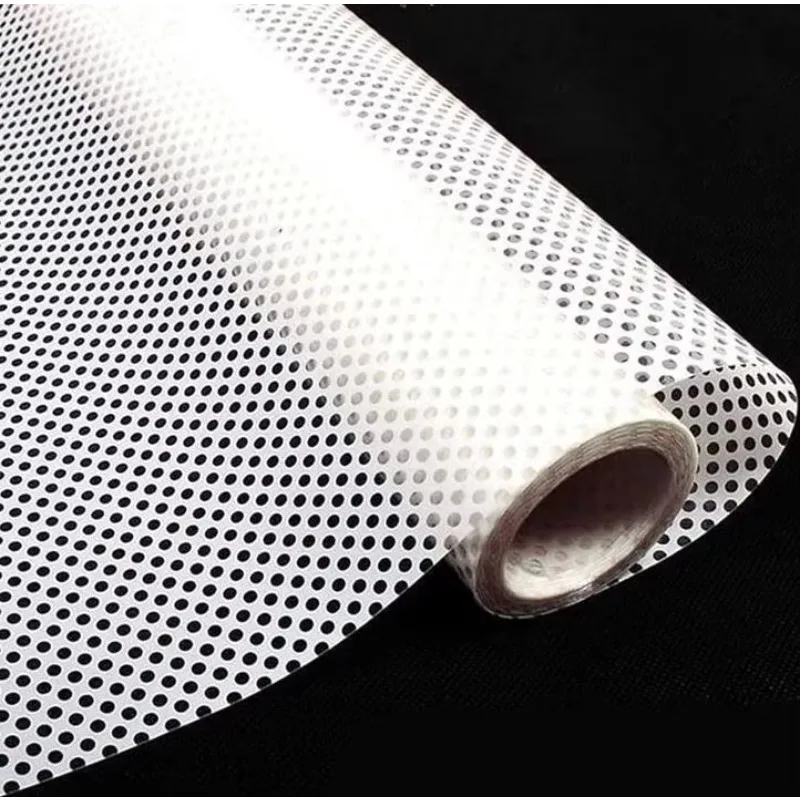 Mini Blind Decorative Film with UV99, Horizontal Stripe Frosted Glass Film for Privacy and Sun Protection