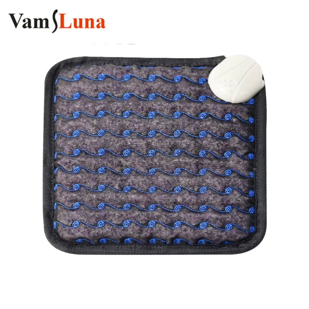Crystal Negative Ion Square Massage Cushion PEMF Ultra Long Wave Magnetic Field Infrared Mini Yoga Mat Relieves Pain Household