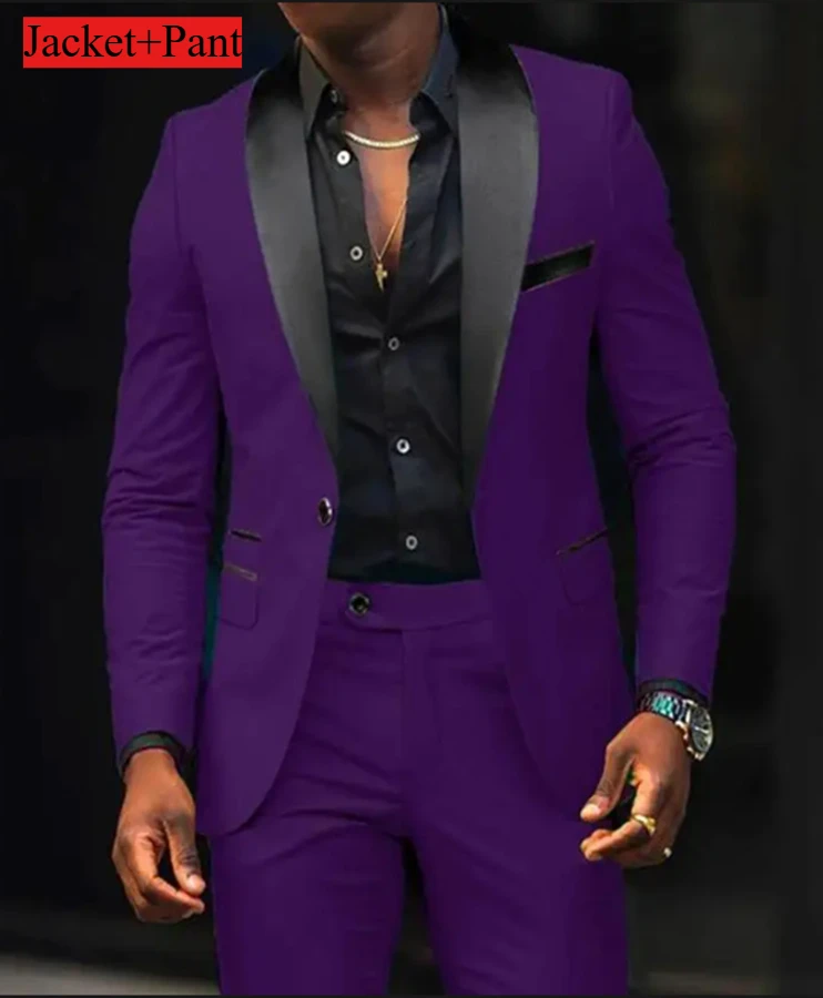 2PCS Purple