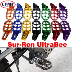 Motorcycle Footpeg Footpedal Footrest Foot Pegs For Ultrabee Surron Sur-Ron Ultra Bee Off-Road Electric Vehicle EnduroDirt Bike