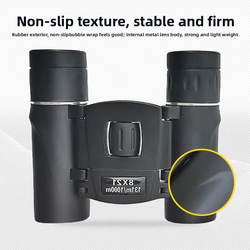 

New 8x21 Binoculars, High Definition for Outdoor Camping, Low Light Night Vision