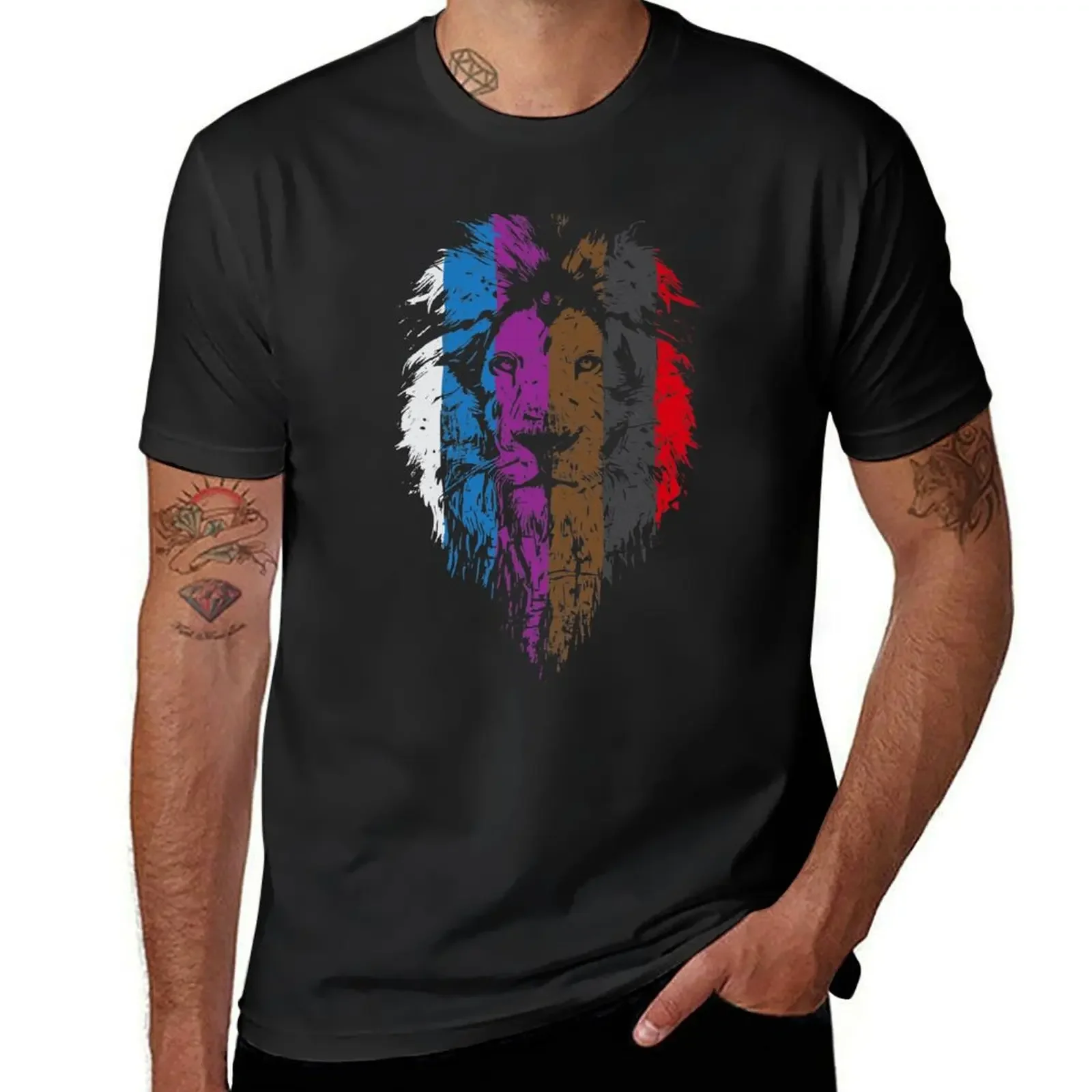 

BJJ Belt Rank Lion Face for Jiu Jitsu T-Shirt new edition sublime oversized graphic tee t shirt for men