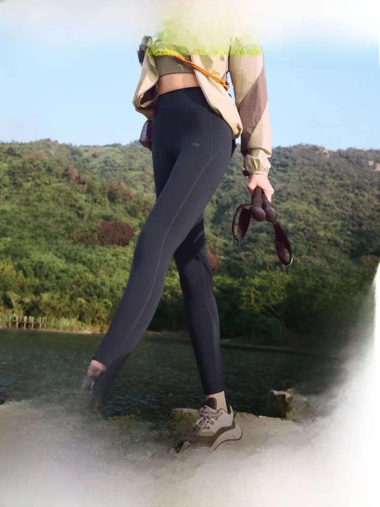Bananain Yoga Arkskin-legging Dames Fitn Negen-punts wandelen Fietsen Butt-Lifting-broek Outdoor-wandelbroek