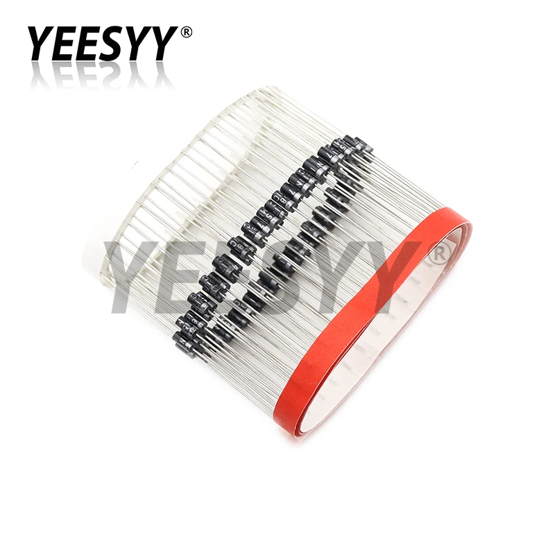 100pcs UF4007 FR107 FR207 RL207 1N4937 1N5392 1N5399 1N5817 1N5818 1N5819 UF4005 UF4004 FR104 FR157 RL257 Rectifier Diode