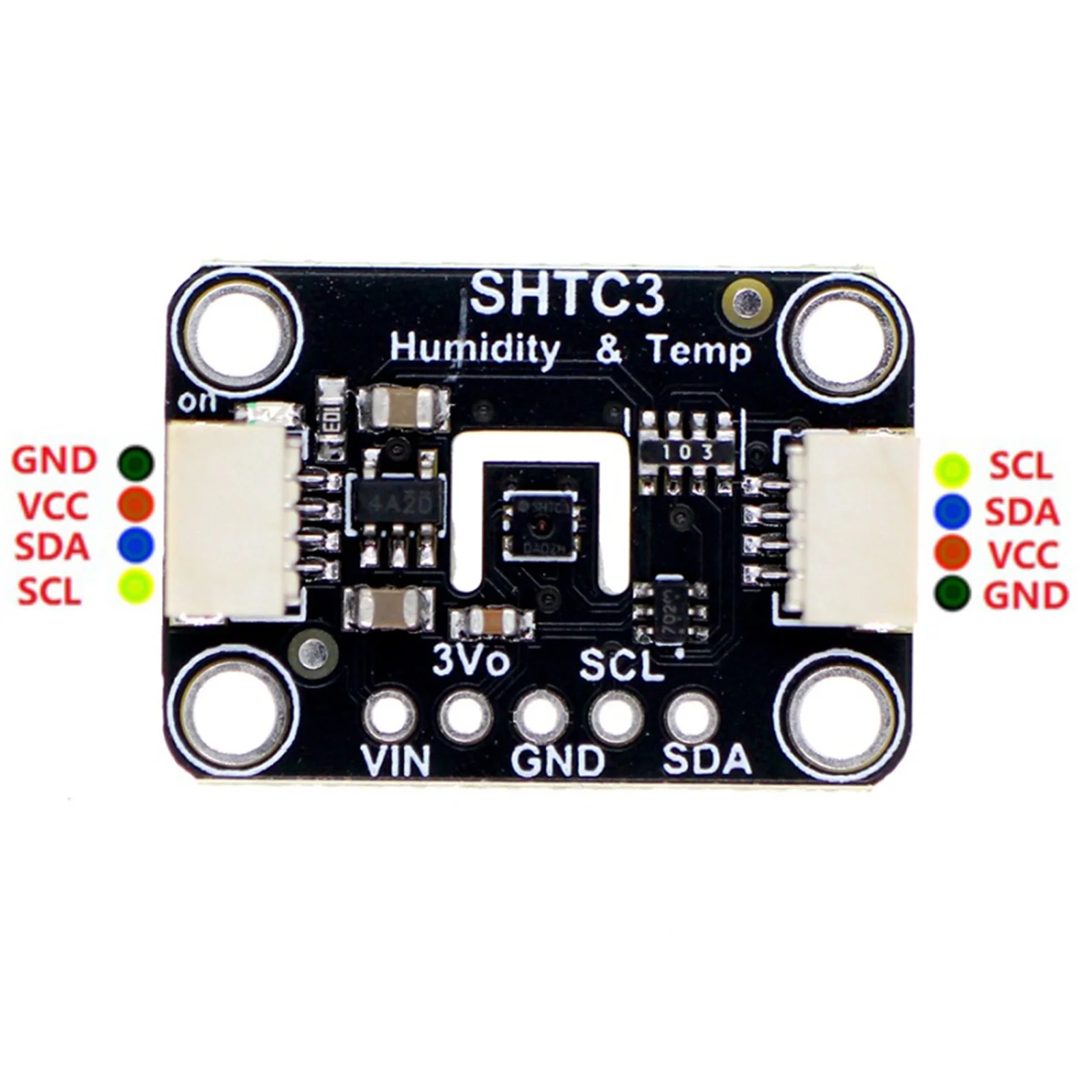 SHTC3 Humidity Measure Board Module Compatible for STEMMA QT Qwiic Digital Temperature Humidity Sensor I2C for Most Applications