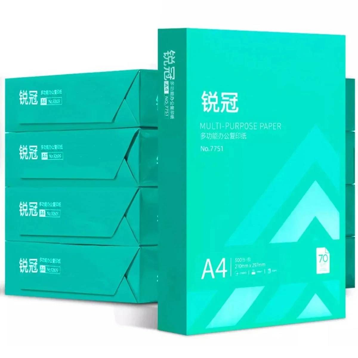 500/2500 Sheets A4 copy paper 70g/80g printing paper full box batch double-sided office/home use scratch paper Stationery