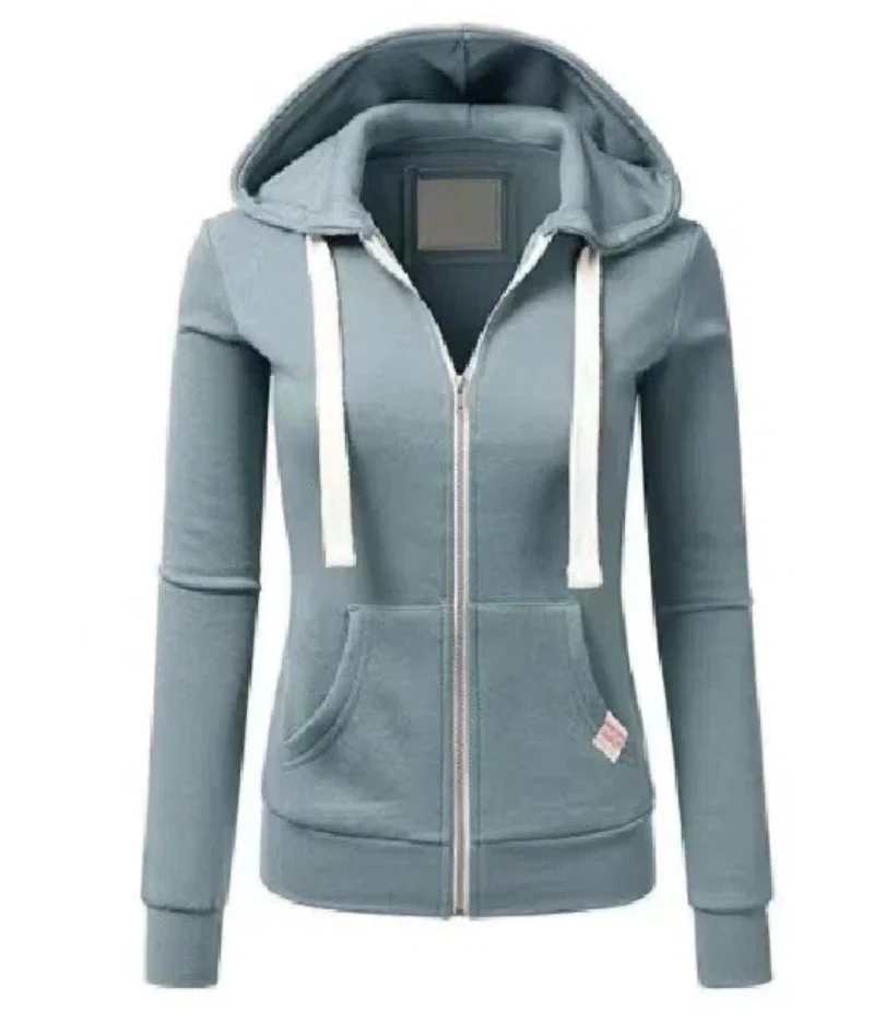 2024 Top selling Personalized Sweatshirt with Zipper Hooded Solid Sweatshirt