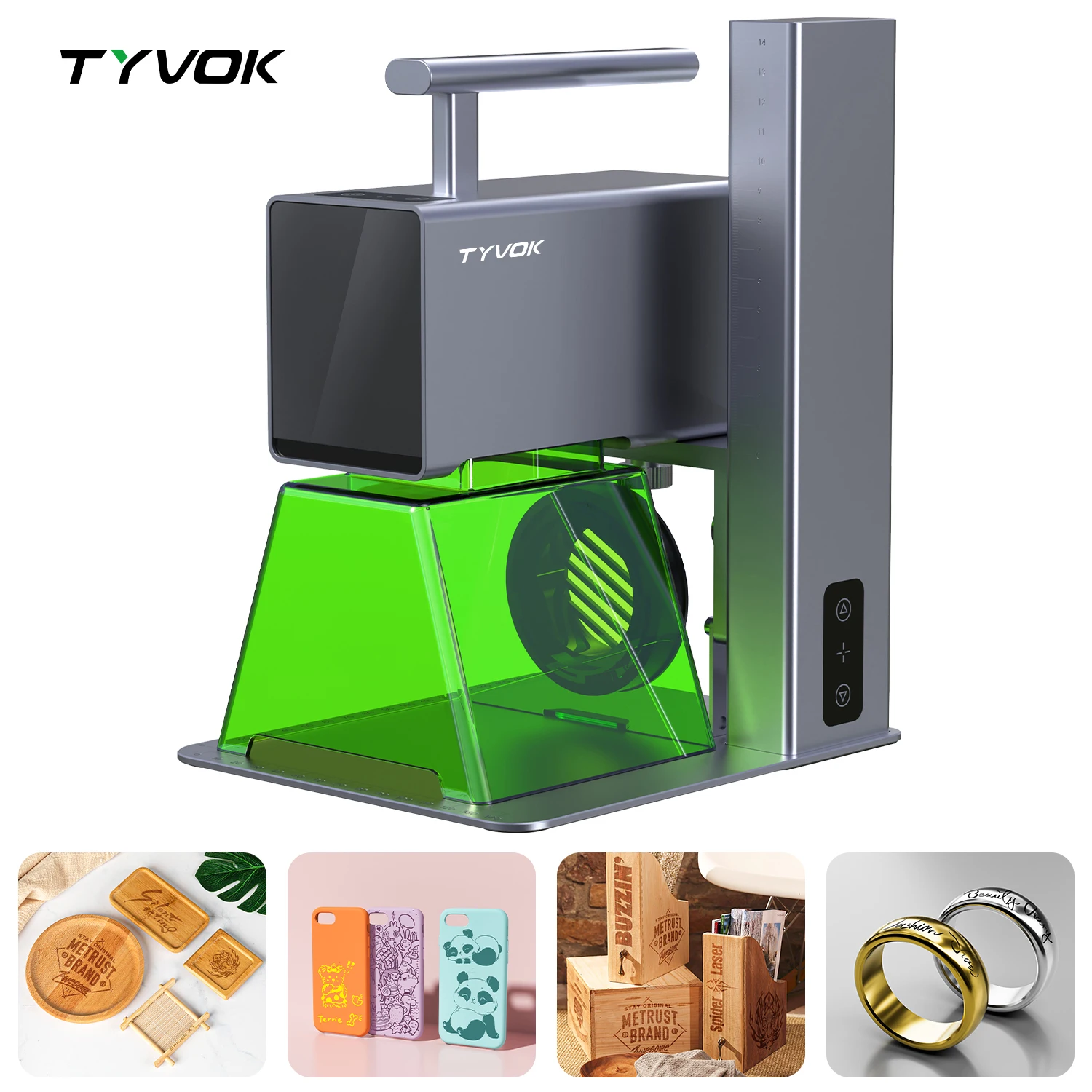 

Tyvok P1 Portable Laser Engraving With 5W Bluetooth Portable Powerful Handheld Laser Engraving Cutting Multi Function Metal Wood