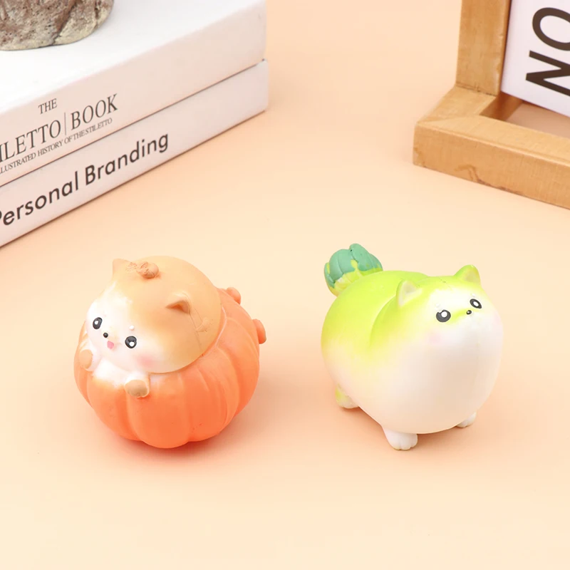 Vegetable Dog Blind Box  Toys Mochi Kawaii Stress Relief Squeeze Toy For Kids Birthday Gift