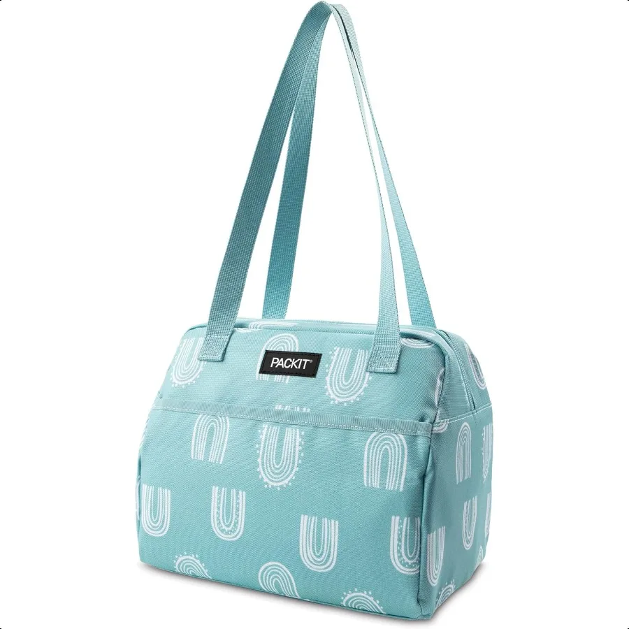 

Freezable Hampton Lunch Bag Desert Arch Built with EcoFreeze Technology Collapsible Reusable Zip Closure with Front Pocket and