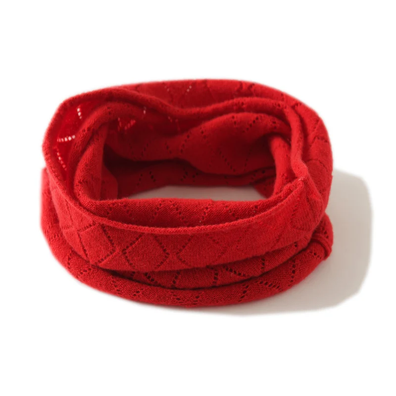 100% Cashmere High-End Neck Warmer Unisex Neck Scarf Neck Protection Twisted Windproof Warm Pullover Scarf