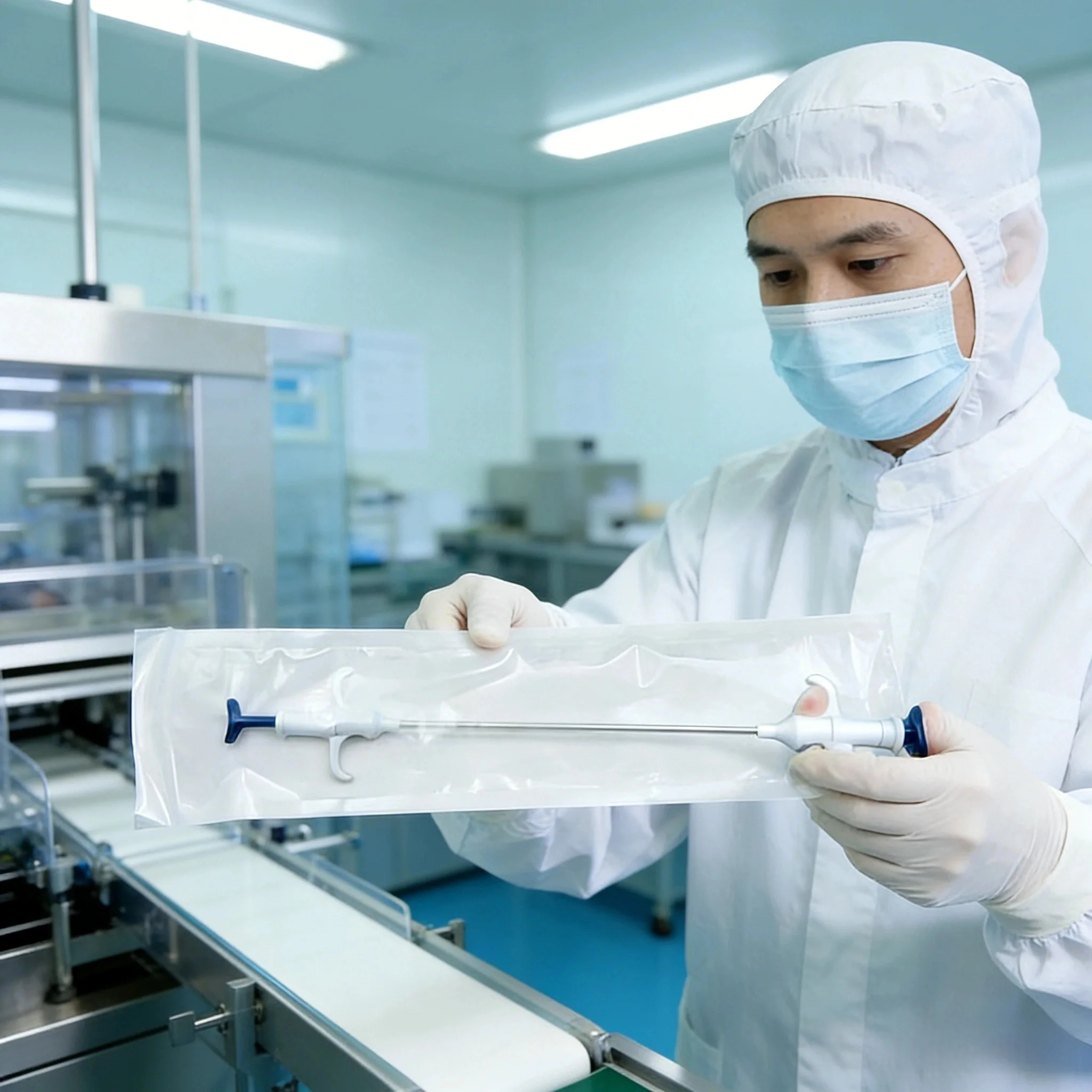 Disposable Suture Passer & Guide, abdominal wall and thoracic wall stapler -14G/16G with water injection function