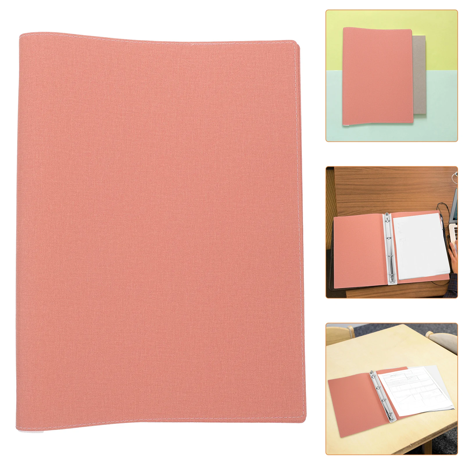 

Многоразовая портативная папка для ноутбука, чехол из искусственного материала, легкий регулируемый органайзер для документов с зажимом для школьного офиса