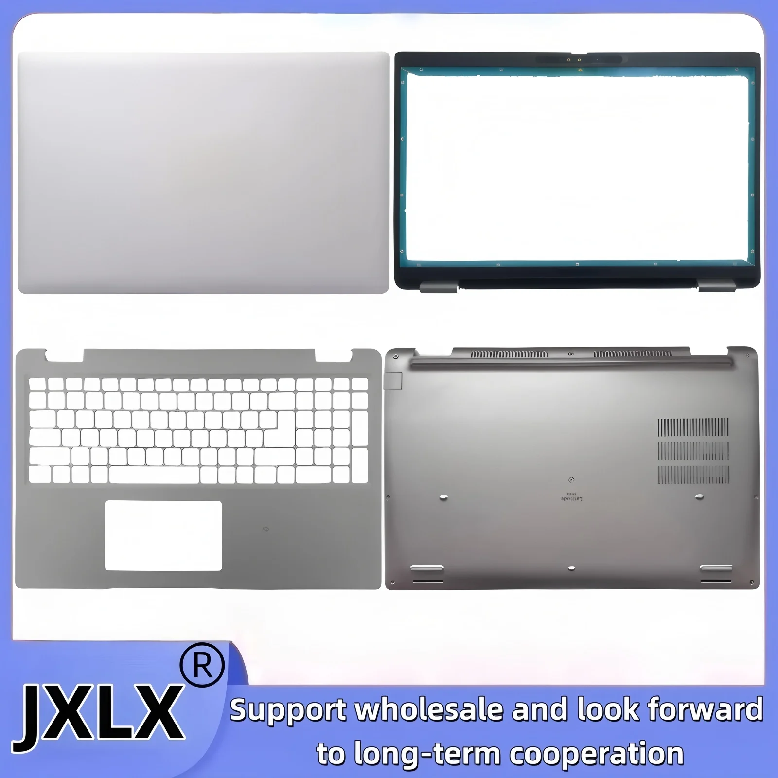 JXLX® New for Dell Latitude 5540 Laptop LCD Back Cover Top Case/LCD Front Bezel Cover/Palmrest Cover/Bottom Base Cover