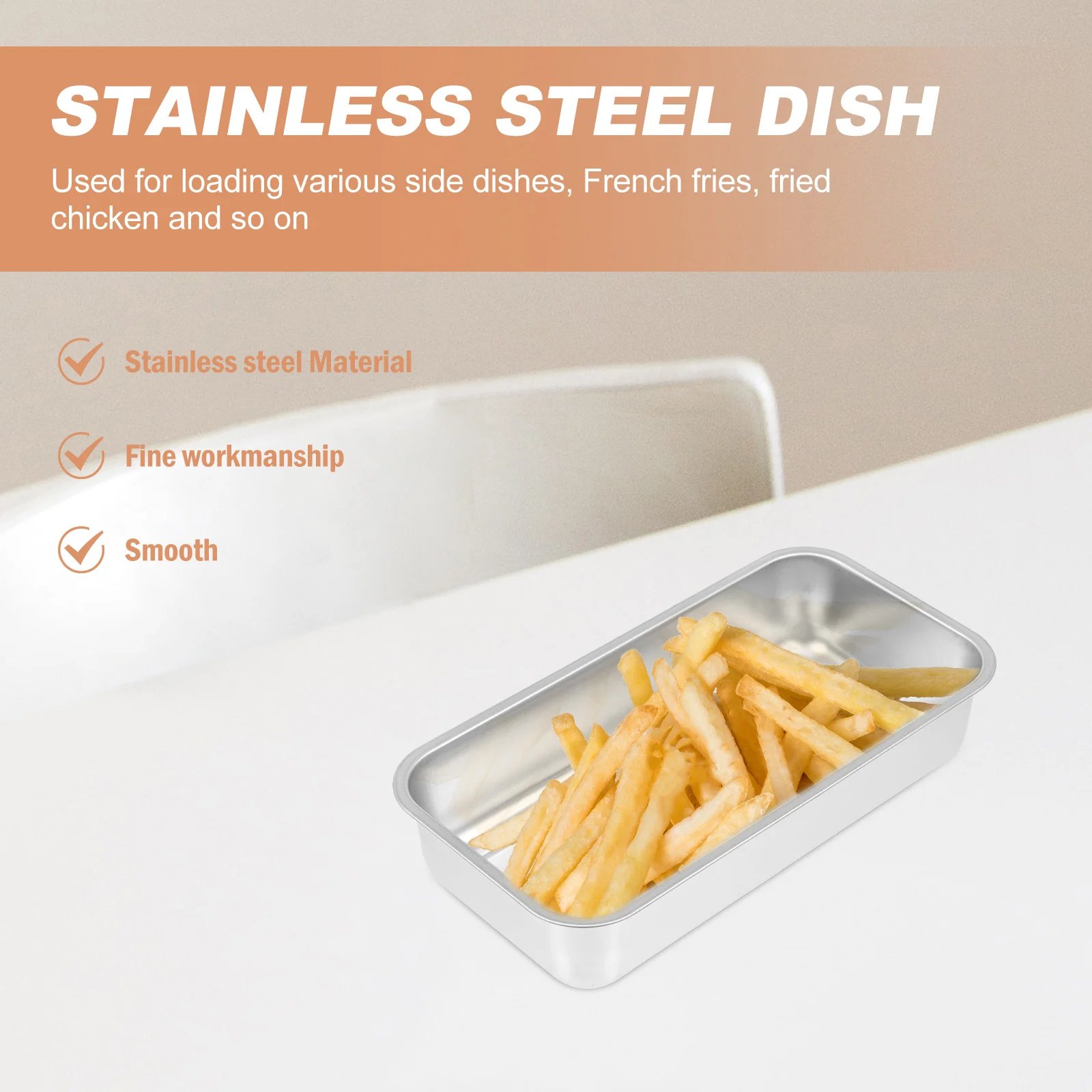 

Stainless Steel Seasoning Box Sauce Dish 304 Material Kitchen Cooking Utensils Spice Boxes For Home Restaurants Serving Cold