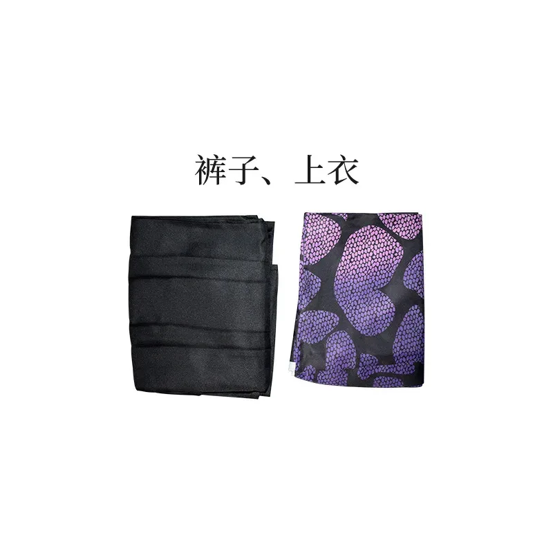 DY2025アニメ黒死牟コスプレ制服コスプレ衣装大人紫着物ローブハロウィンクリスマス衣装コスプレトップとパンツ