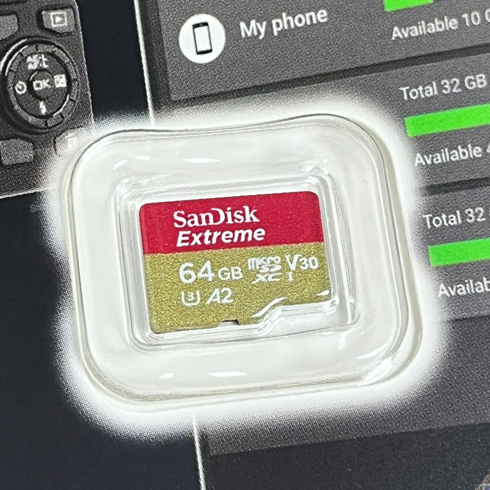 Extreme MicroSDXC Memory Card Original A2 U3 UHS-I Cards USB3.0 4K Flash micro SD Card do aparatu GoPro DJI Nintendo