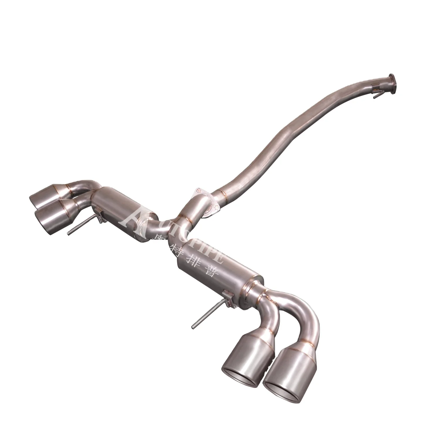 Super Light Weight Titanium Catback Exhaust System for GT-R R35 09-19