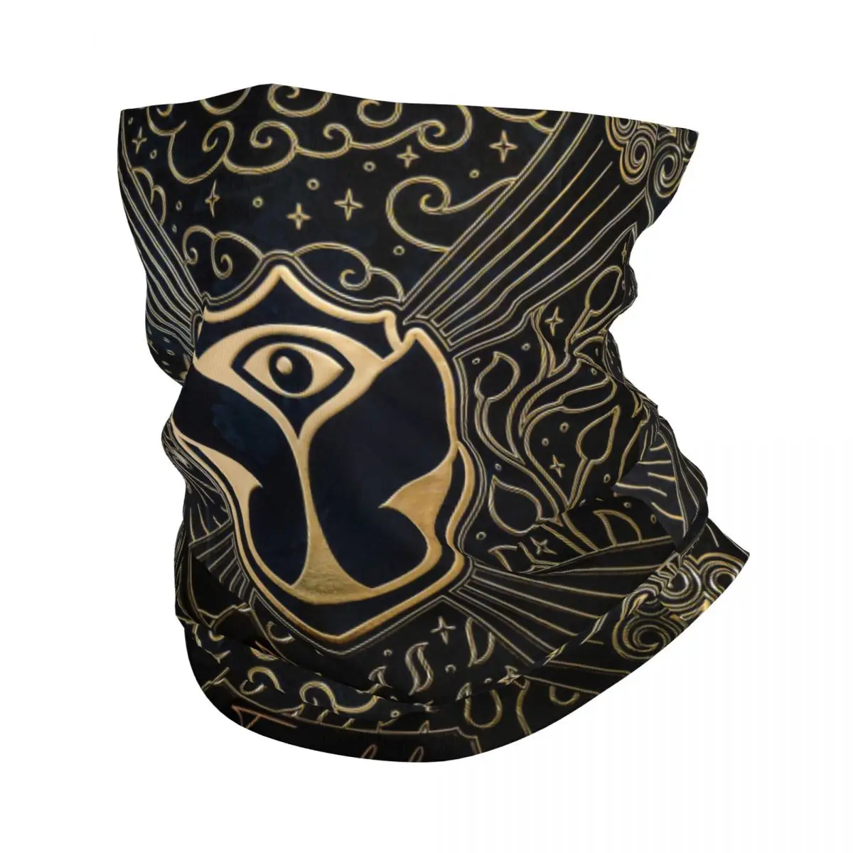 Custom Tomorrowland Bandana Winter Neck Warmer Windproof Wrap Face Scarf Belgian Electronic Dance Music Festival Gaiter Headband