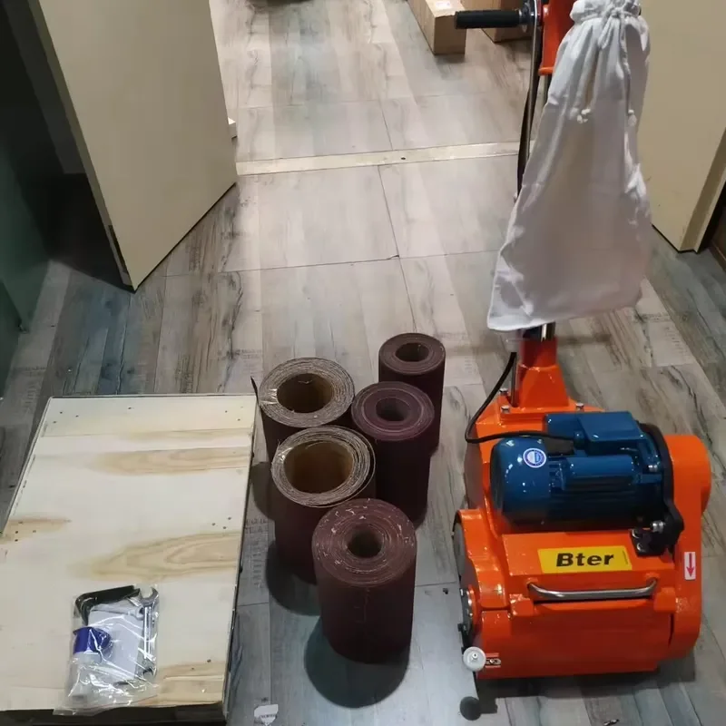 CE Certification Hardwood Floor Sanding Machine Electric Low Noise Easy Operate Home Renovation