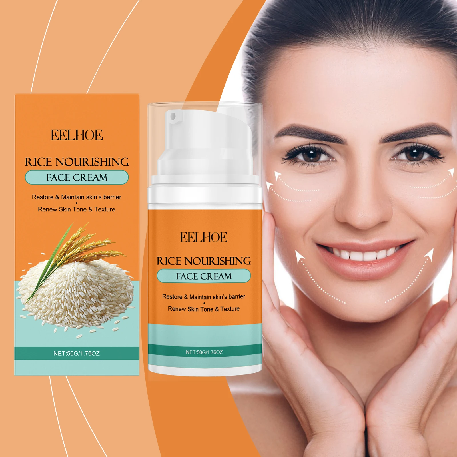 

Rice Nourishing Cream – Gently hydrates, firms & brightens for daily care