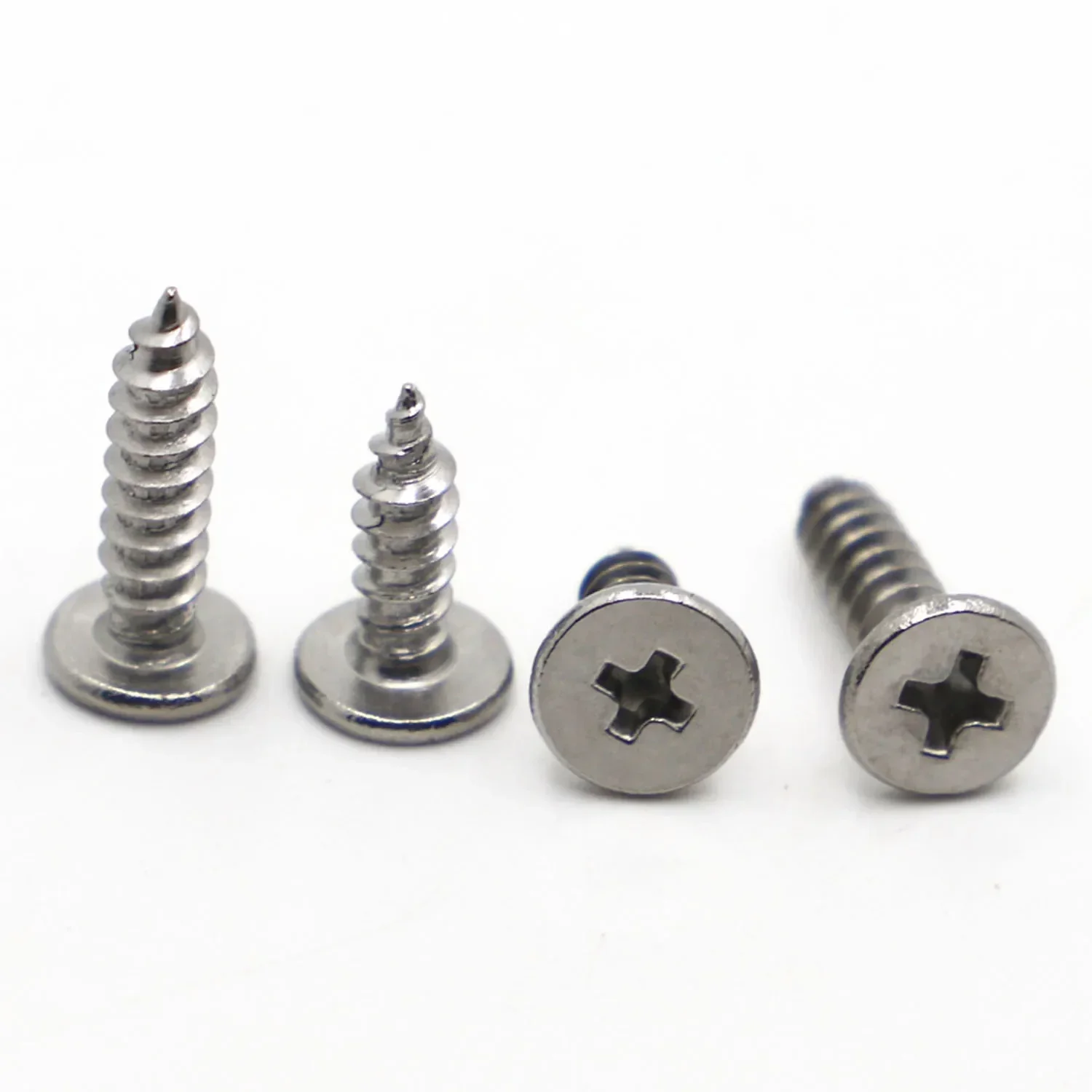 セルフタップ用の超微細木製ネジ,5〜50個,m2 cm,2.3 m 2.6 m 3.5 m4 m5 m6,ステンレス鋼クロス