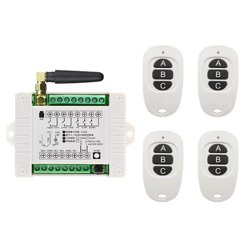 

DC12V 24V 36V 2CH реле многофункциональный модуль приемник EV1527 беспроводной пульт дистанционного управления 433 МГц дистанционный переключатель для двигателя постоянного тока DIY