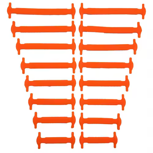 16pcs/lot Silicone Shoelaces No Tie Shoelaces 12 colors Elastic Lace Shoelace Creative Lazy Silicone Laces Rubber Lace - Image 18