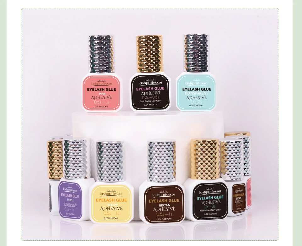 0,3S individueller Kleber für Wimpernverlängerungen, Schwarz/Klar, schnell trocknend, starker Kleber, langlebige Farbe, Wimpernverlängerungskleber, Make-up – Detail 13
