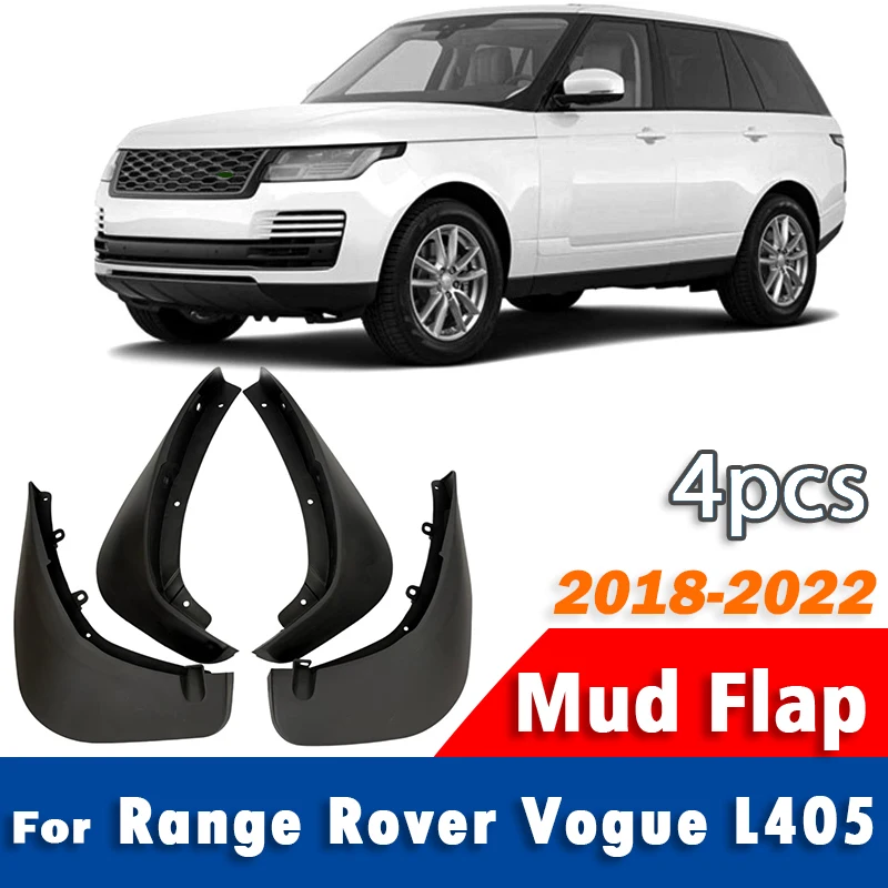 

For Land Rover Range Rover Vogue L405 Mudguard Car Mudflaps Fender Mud Flap Guards Splash Car Accessories 4pcs 2018-2022
