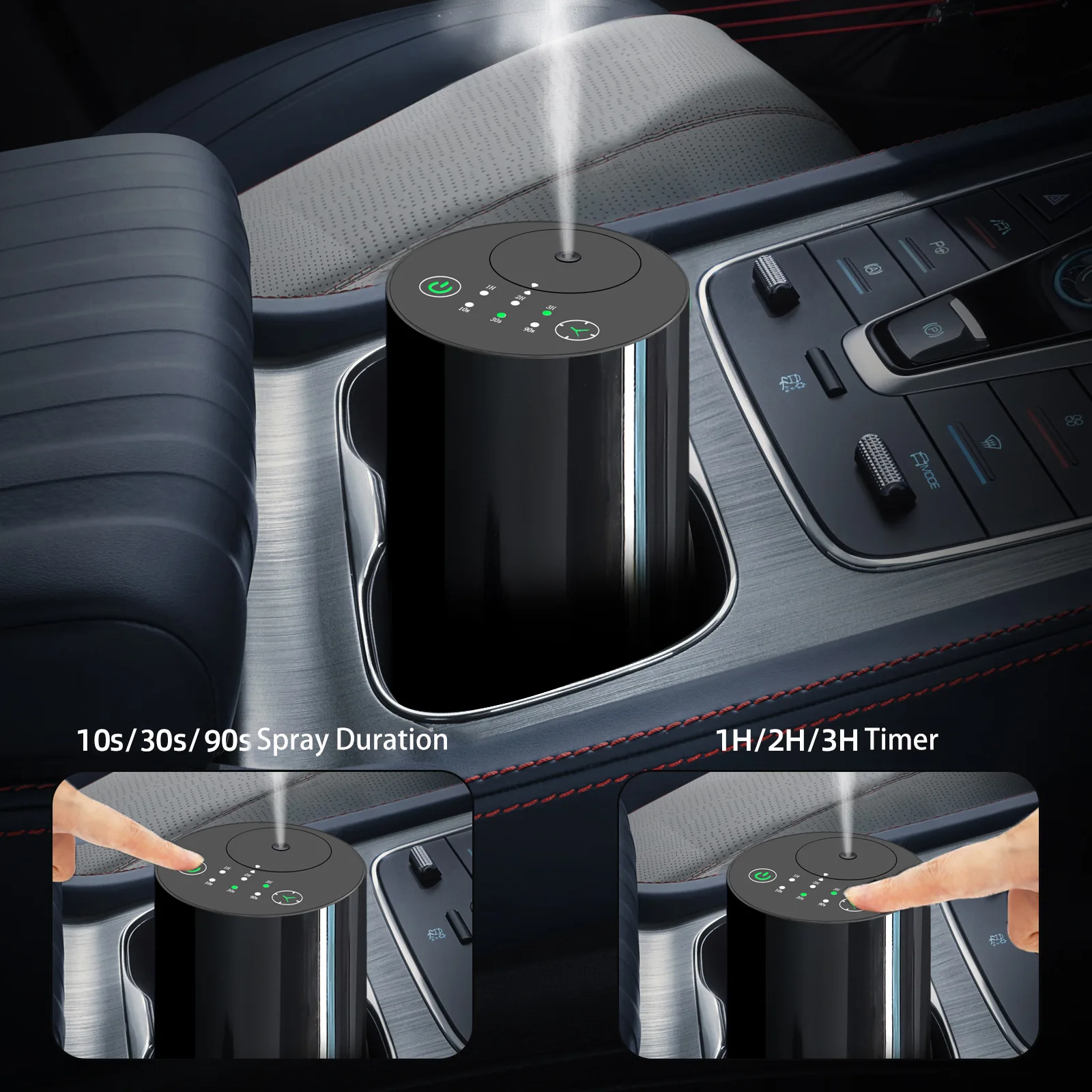 

Portable Cordless Essential Oil Diffuser Electric Scent Distributor Rechargeable Air Freshener for Home Office Car