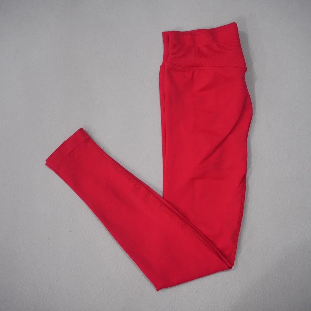 DF-LOGO Nieuwe Dames Naadloze Hoge Taille Yoga Leggings Bill Liftende Compressie Buikcontrole Gym Running Workout Slanke Sportbroek