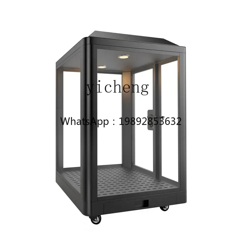 

household soundproof box cute cat room mobile silent display cabinet soundproof compartment