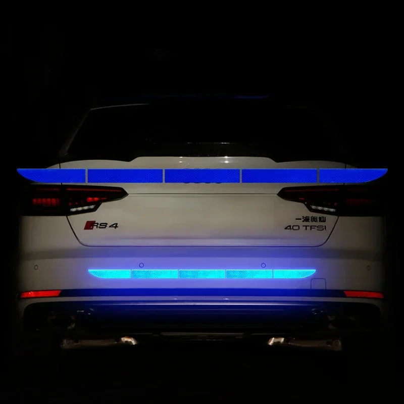 90cm Reflective Car Decal Safety Warning Reflector Tape Car Stickers Anti Collision Warning Reflector Sticker Auto Accessories