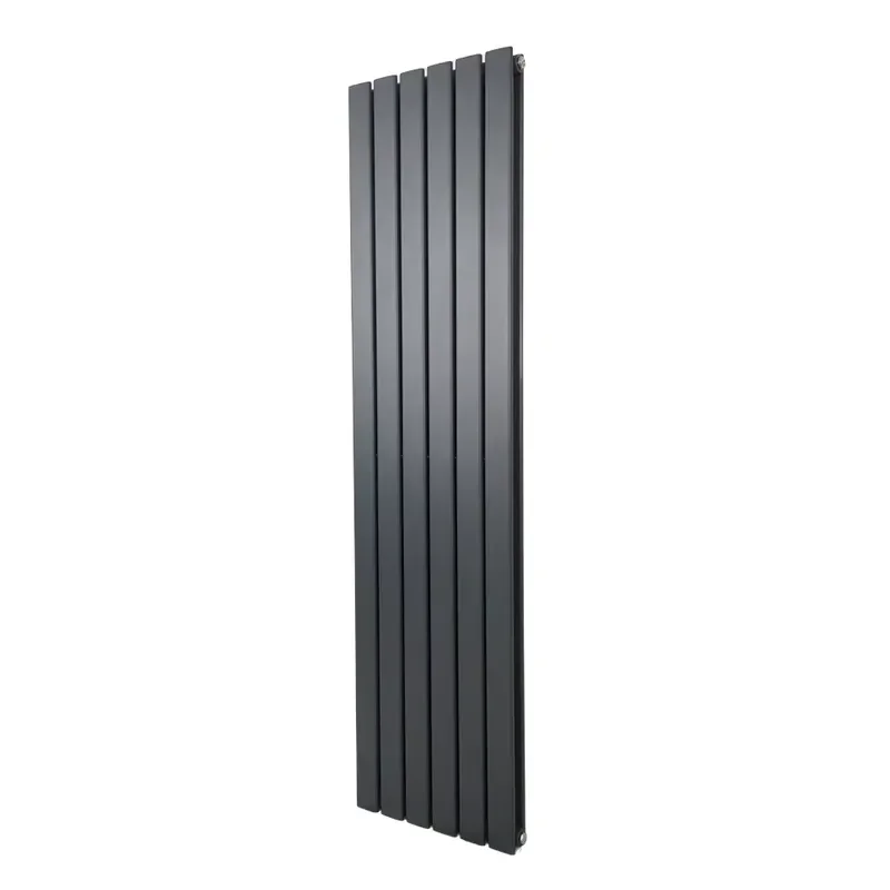 Designer Bathroom Heater with Flat Heating Element Hot Water Radiator in Rectangle Shape for HVAC Systems
