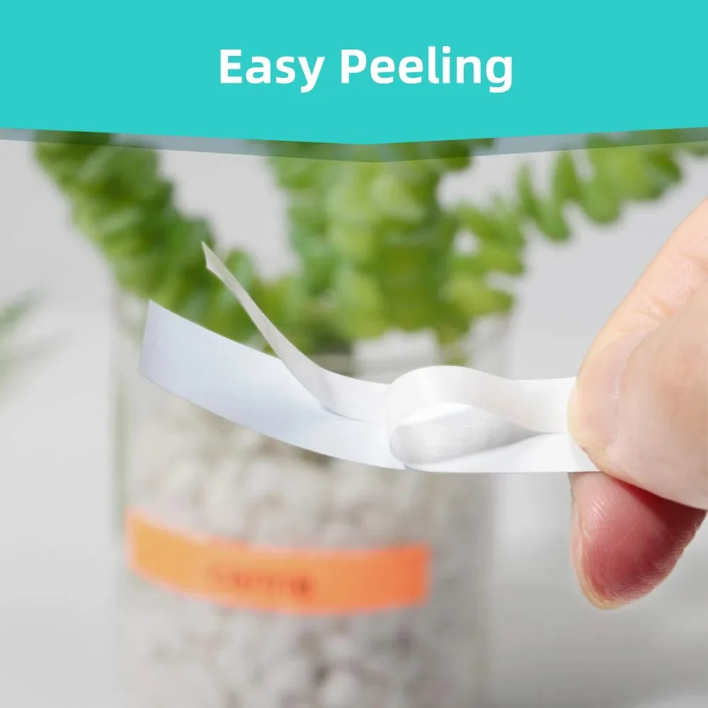 12 mm langlebiges laminiertes Etikettenband TZE231 TZE131 TZE631 kompatibel für Brother PT-H100 PT-H110 D600 710BT Etikettendruckerband