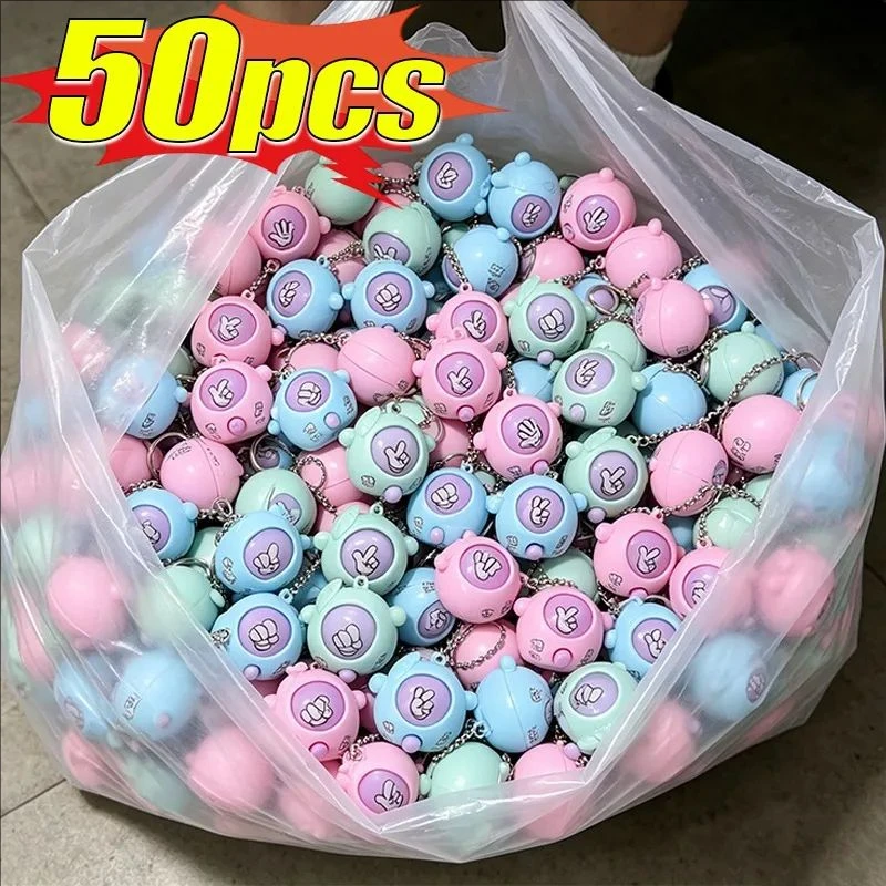Wholesale Funny Scissors Egg Fair Duel Children's Toy Keychains Stone Scissors Paper Duel Toy Pendants Gifts