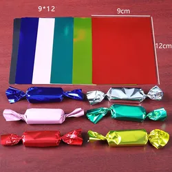 500pcs/lot Aluminum Film Candy Paper DIY Sweet Packaging Wrapping Paper Chocolate Gift Bags