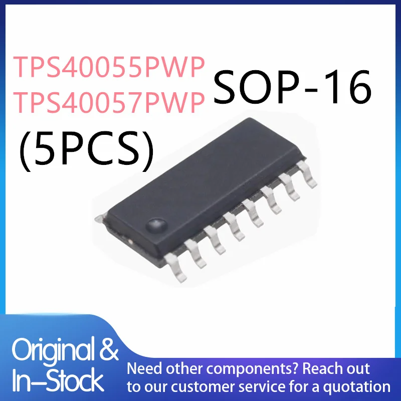 (5piece)100% New TPS40057 TPS40055  TPS40055PWPR TPS40057PWPR TPS40055PWP TPS40057PWP  40055 40057 sop-16 Chipset