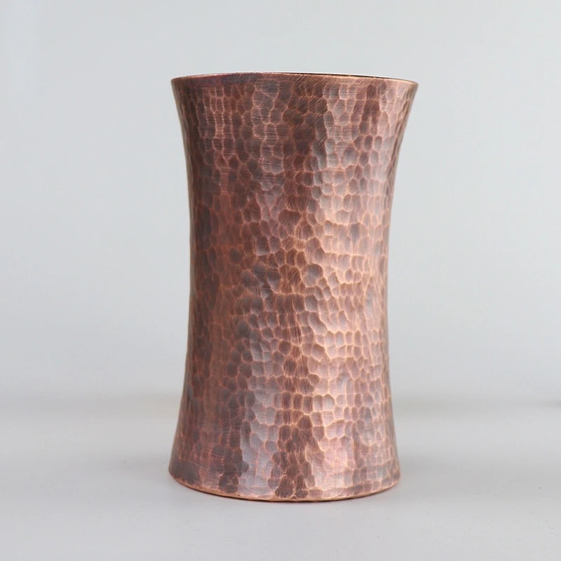 Copper water cup Pure copper cup Hand made copper cup Thickened red copper cup Beer copper cup Pure hand made copper cup