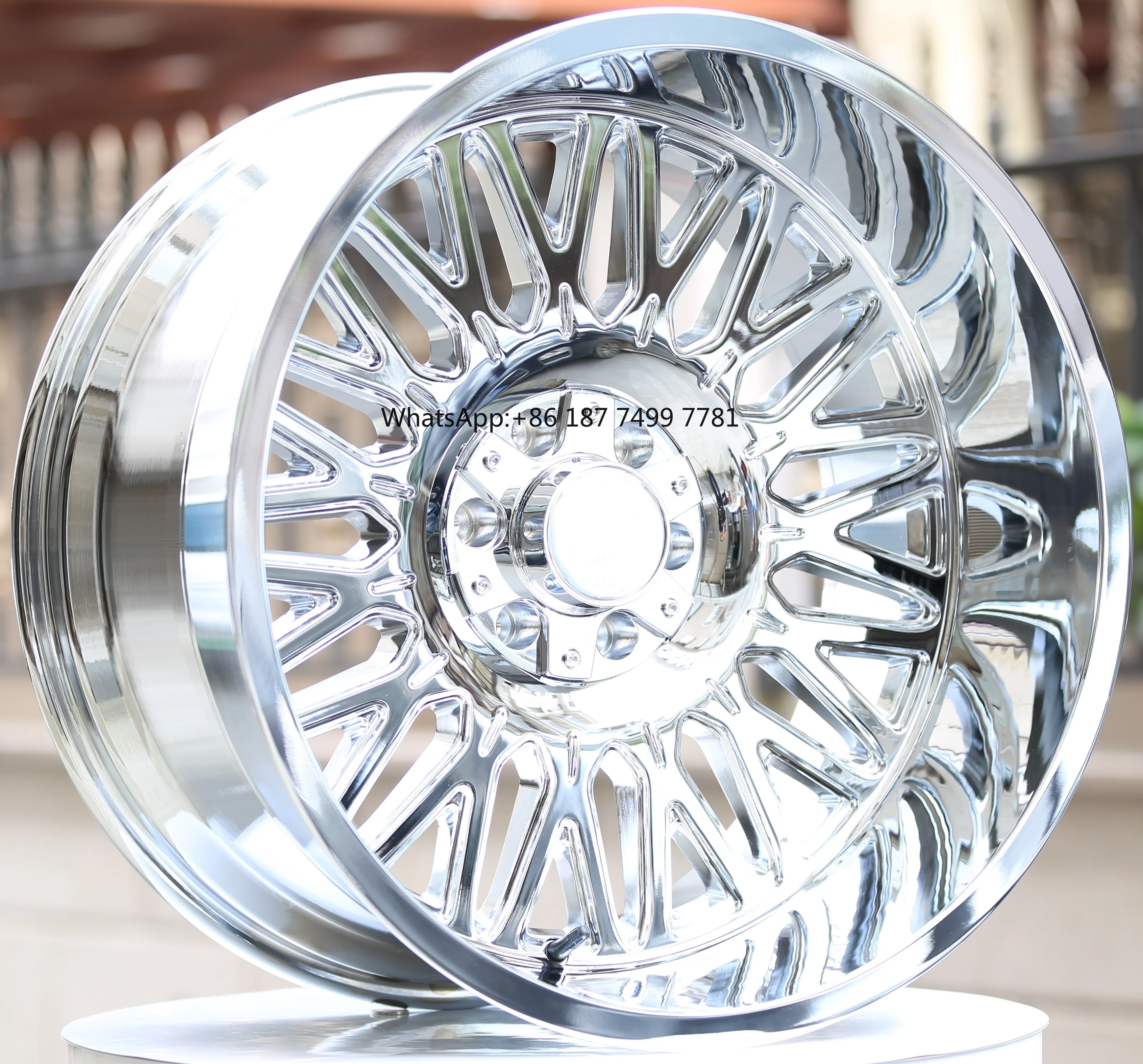 

20-22 Inch Chrome Alloy Wheels for Pickup SUV Bright Finish for Off-Road Vehicles Jeep for .Hilux F150 .Ranger