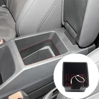 For Audi Q4 e-tron/Q5 ABS black car central control armrest box storage box tray car interior accessories