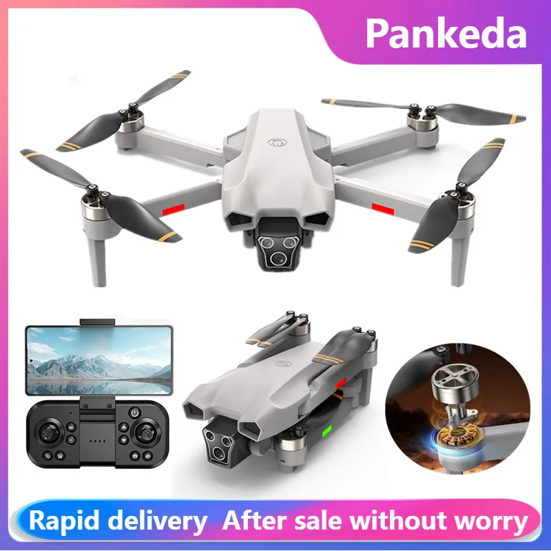 L017 Pro Mini Drone 4K HD Carmera Brushless Motors Gesture Shooting WIFI FPV  Foldable Quadcopter Toys Birthday Gifts For Kids