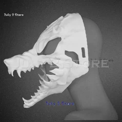 Realistic Style Animal Fursuit Dog Skull Kigurumi Furry Mask Scary Head 3d Print Capsule Halloween Diy Props Cosplay Headsets