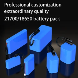 Lithium battery pack 18650/21700 24V 36V 48V 52V 72V 10AH 20AH 30AH 40AH customized electric lithium-ion battery pack Bms