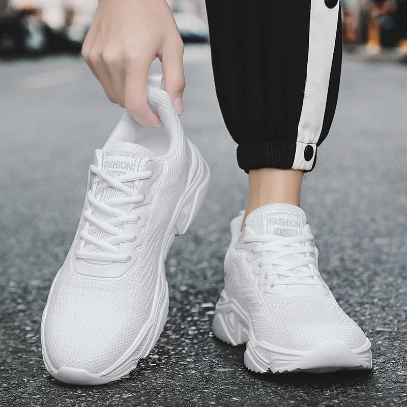 36-45 Large Size Autumn Women's Casual Sports Shoes Men's Women's Same Style Mesh Surface Breathable Light Running Travel Shoes